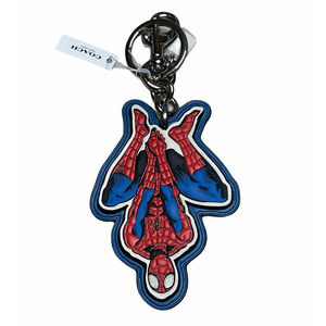 NWT Coach Marvel Spider Man Key Fob Charm Bag  Keyring